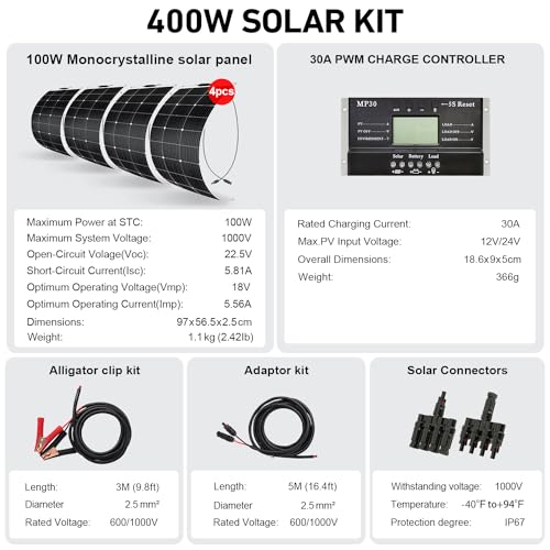 Panneau solaire pliable ECOFLOW 400 W | Panneau solaire pour fourgon aménagé & camping-car | H2R Equipements Panneau solaire pliable ECOFLOW 400 W | Panneau solaire pour fourgon aménagé & camping-car | H2R Equipements