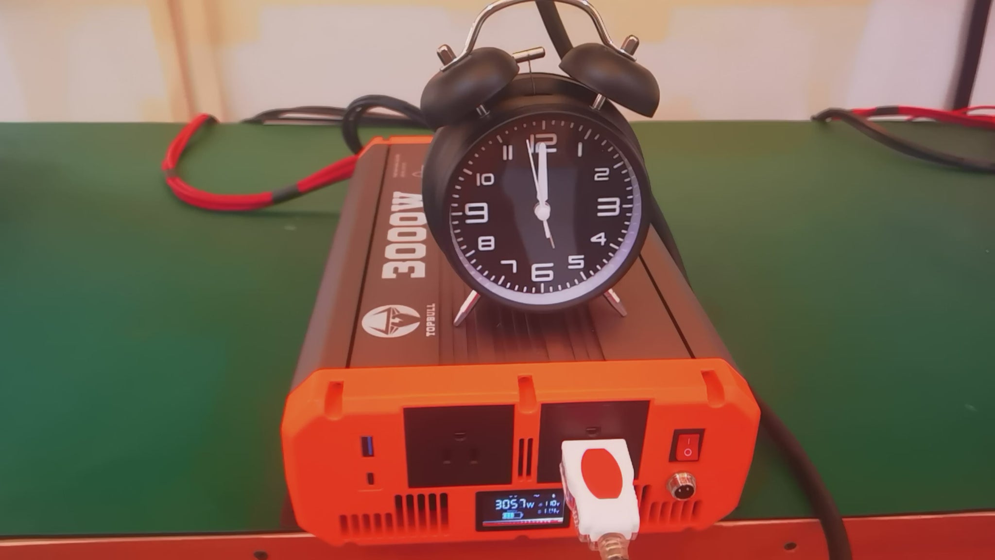 Topbull 3000W pure sine wave inverter performance video review